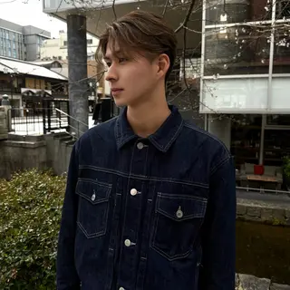 ショート メンズ 希佳/メンズ ハイトーンカラーのヘアスタイル