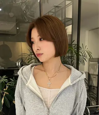 ショート morita yunaのヘアスタイル