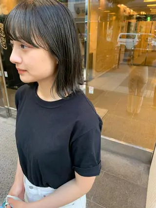 ミディアム La Lauren所属・ダブルカラー/透明感 💈JUNYA💈のヘアスタイル