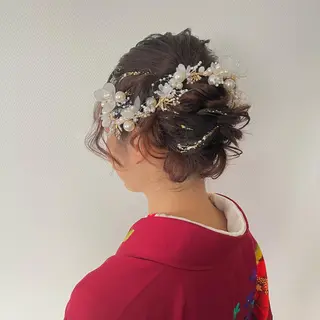 セミロング ヘアアレンジ Total  Salon Mikazuki所属・Mikazuki オーナーTeradaのマツエク・マツパデザイン