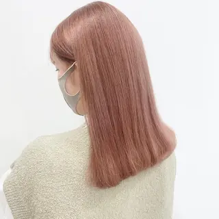 セミロング カラー ヘアアレンジ 【公式】DISCO銀 座🪩トレンド🪽のヘアスタイル