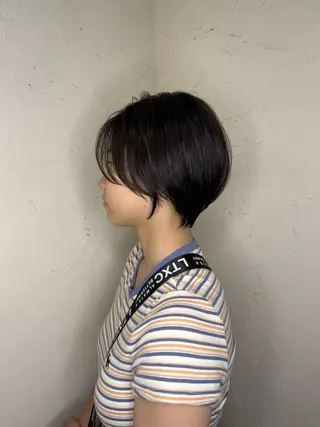 ショート 韓国ヘア🫧艶カラー 🫧髪質改善/オオヤのヘアスタイル