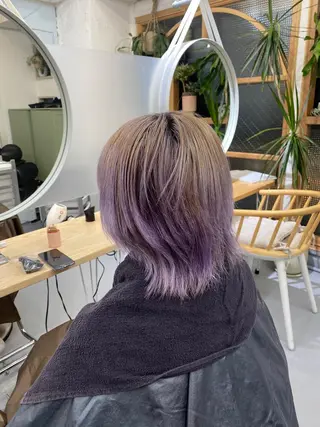 ショート カラー メンズ soi所属・ケアブリーチ/ツヤ髪 /ハイトーン/西村のヘアスタイル