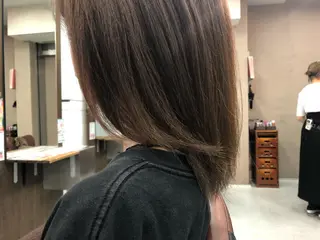 ミディアム カラー 韓国風スタイル 🍓MIZUKI🍓のヘアスタイル