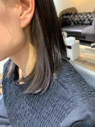 ミディアム 林 友美のヘアスタイル