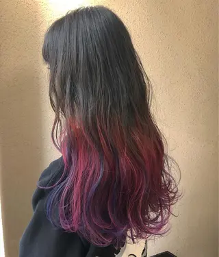 ロング カラー パーマ ヘアアレンジ メンズ キッズ ネイル マツエク・マツパ 新宿/髪質改善/ 美髪矯正✨浅江通友のヘアスタイル