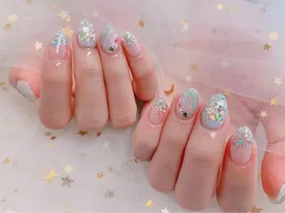 ネイル MiKi Nai池袋 長さだし得意のネイルデザイン