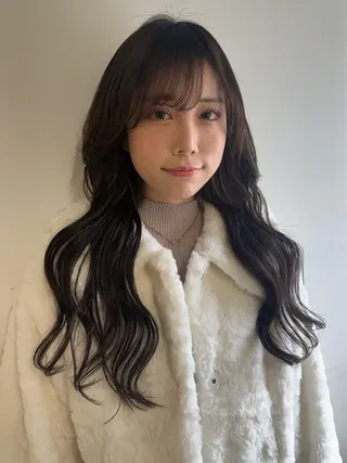 ロング 🍓mito/ デザインカラー🍓のヘアスタイル