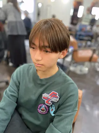 カラー メンズ 艶・暖色カラー/ メンズ/名駅/ユキハのヘアスタイル