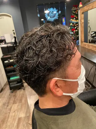 パーマ メンズ 奥村 奈々加のヘアスタイル