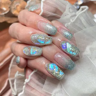 ネイル 23時まで❤︎韓国、 ワンホンネイルのネイルデザイン