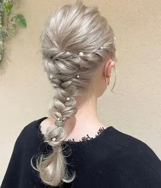 ロング ヘアアレンジ GO TODAY SHAiRE SALON所属・𝒢𝒾𝓇𝓁𝓎 ⑅　𝓎𝓊𝓀𝒶のヘアスタイル