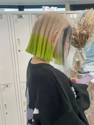 ミディアム 🌼ベージュ/暖色 🌼すずのヘアスタイル