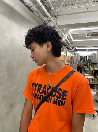 メンズ メンズカット パーマ[佐橋]のヘアスタイル