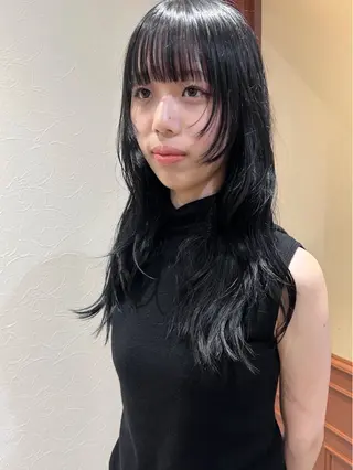 ロング カラー rena ✶伏見/パーマのヘアスタイル