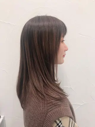 セミロング Ash中目黒店 榊間茜のヘアスタイル
