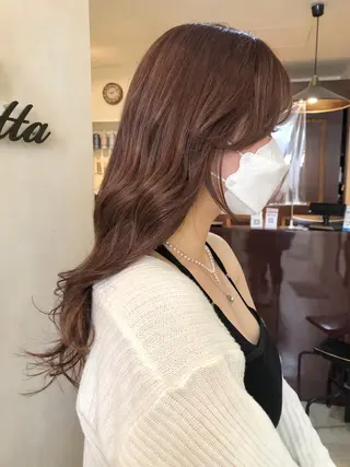 ロング ショート/パーマ/ カラー/FUKOのヘアスタイル