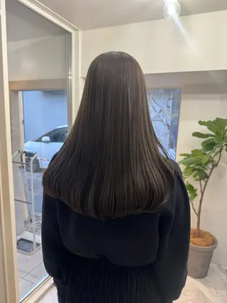 ロング カラー 艶カラー 🤍🫧/makoのヘアスタイル