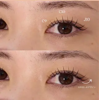 マツエク・マツパ Leere mimi.倉敷店所属・Leere mimi ‪‪/ aoiのマツエク・マツパデザイン