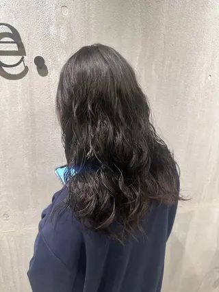 セミロング パーマ 岐阜の美容師 HONOKAのヘアスタイル