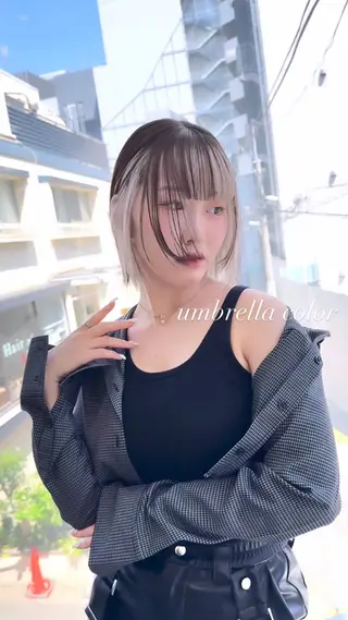 ショート カラー 💜ハイトーン💛 マジカルかいちゃんのヘアスタイル