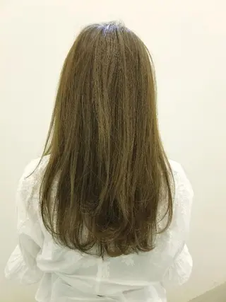 ロング カラー 関口 友菜のヘアスタイル