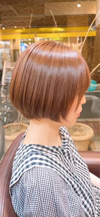 ショート アベ ナツミのヘアスタイル