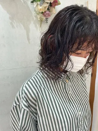 ミディアム パーマ 🩵ANELA東口 齋藤琴音💚のマツエク・マツパデザイン