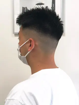 メンズ GLADGE池袋所属・レイヤーカット ショート/宮本洋介のヘアスタイル