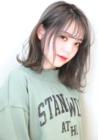 ミディアム カラー メンズヘア特化 崎田 成人のヘアスタイル