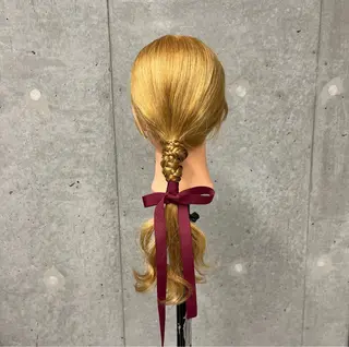 ロング ヘアアレンジ ねいるとあいの店キュプレ橘通店所属・harua キュプレ/アイリストのマツエク・マツパデザイン