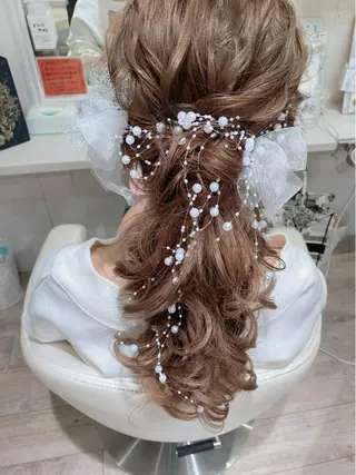 ロング ヘアアレンジ セットサロン      ラフテル所属・大阪/ヘアアレンジ /似合わせset💐のヘアスタイル