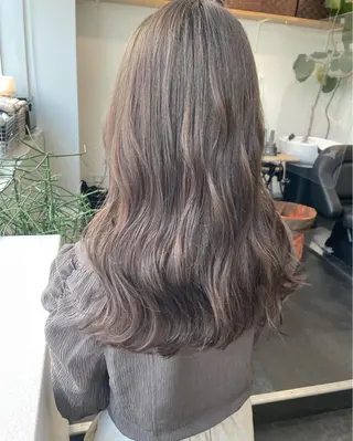 ロング カラー JIL BLAN 京都所属・RU RIのヘアスタイル