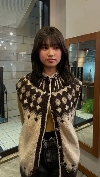 ミディアム カラー 原宿/ケパーマ 🧺ユウマのヘアスタイル