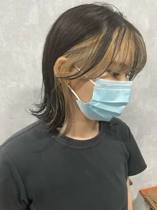 ミディアム C’LD hair  produce /シールドヘア所属・モテ髪/ボブ/ショー ト/アダチフウトのヘアスタイル