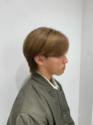 カラー メンズ 暖色カラー🌼 rinka🌼のヘアスタイル