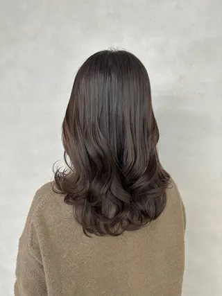 セミロング カラー 💎ハイライトカラー /髪質改善カラー💎のヘアスタイル