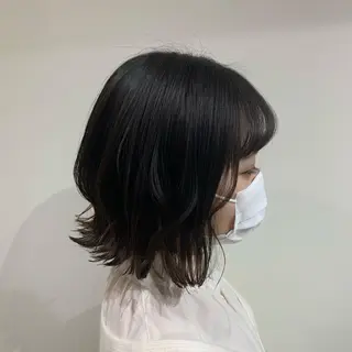 ミディアム 田中 優衣のヘアスタイル