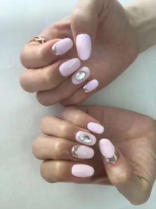 ネイル 💎🐰 saki. m 🐰💎のネイルデザイン