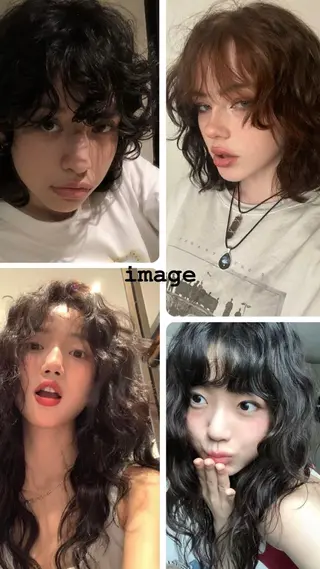 セミロング パーマ Pia/KIRIA /福岡美容室のヘアスタイル