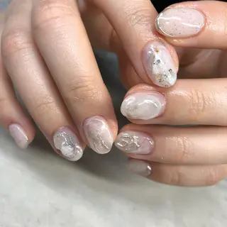 ロング カラー ヘアアレンジ キッズ ネイル マツエク・マツパ 福田 加奈のネイルデザイン