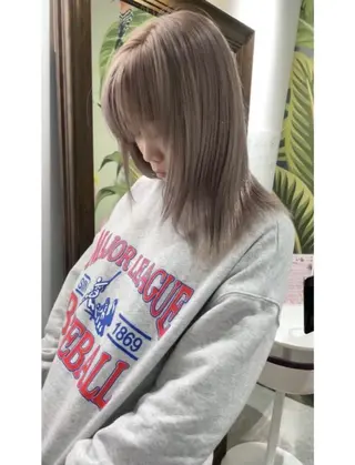 カラー L⭐︎s  kind所属・FEMMEAREA☆ Amiのヘアスタイル