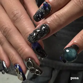 ネイル posa nail モエミのネイルデザイン