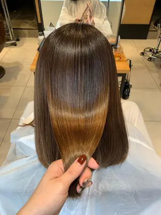 ミディアム 縮毛矯正✖️似合わせ 🌻ヒトミのヘアスタイル