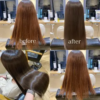 ロング カラー 艶カラー/韓国顔周り 🎀mamiのヘアスタイル