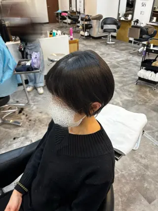 ショート 🌙透明感カラー／ 丁寧施術｜松本のヘアスタイル