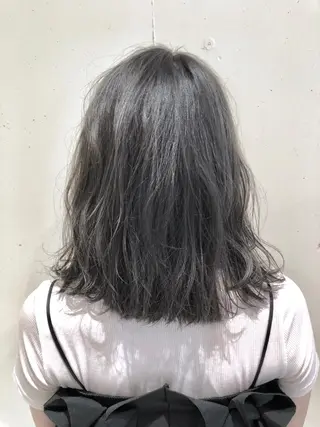 ミディアム カラー パーマ ヘアアレンジ 【ツヤ髪美容師】 ツダケイスケのヘアスタイル