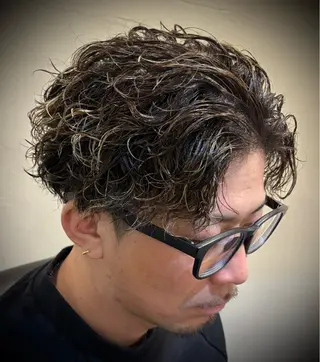 パーマ メンズ smilehair国分寺店所属・💈barber 中根 龍星のヘアスタイル