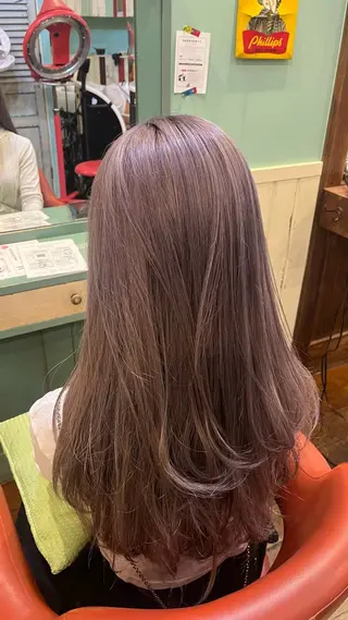 ロング カラー 竹島 綾乃のヘアスタイル