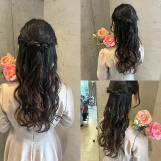 ロング ヘアアレンジ Reve  resort所属・美髪× ヘアセット✨Araiのヘアスタイル